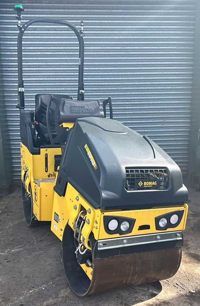 Recently purchased new Bomag Roller.